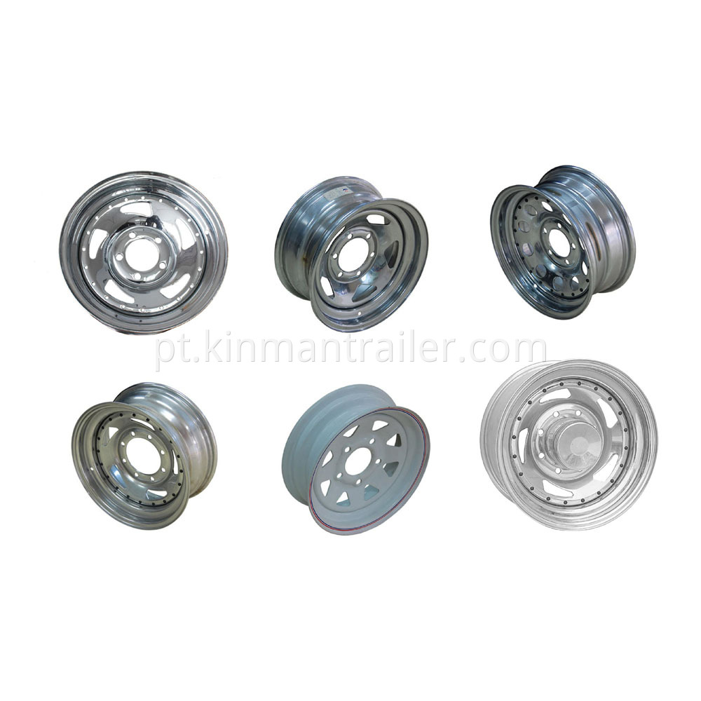 Solid Steel Trailer Wheels